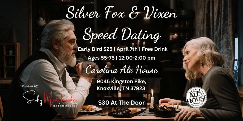 Silver Fox And Vixen Speed Dating Party On April 7th!