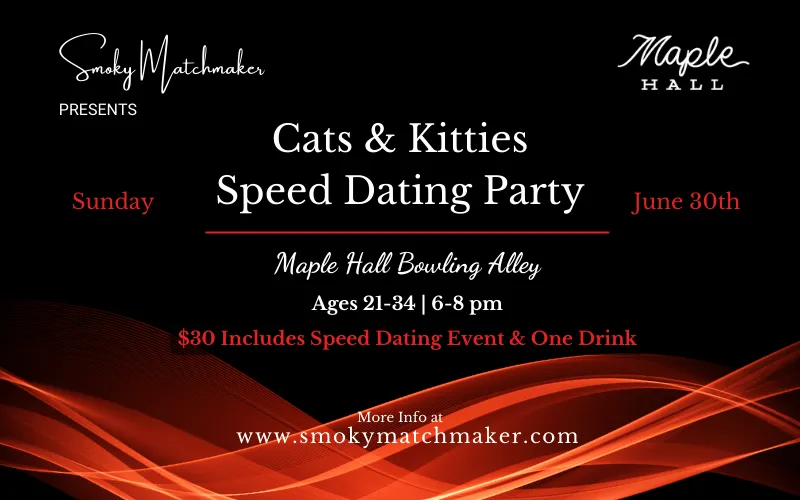 Join us at Cats and Kitties June Speed Dating Party