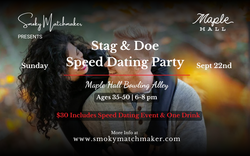 Join us at the Fall Into Love: Stag and Doe Speed Dating Party!