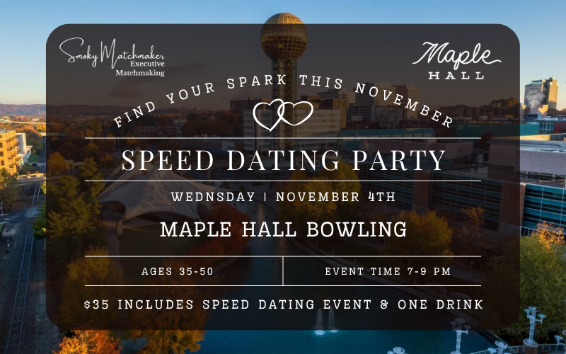 Knoxville Speed Dating: Find Your Spark This November!